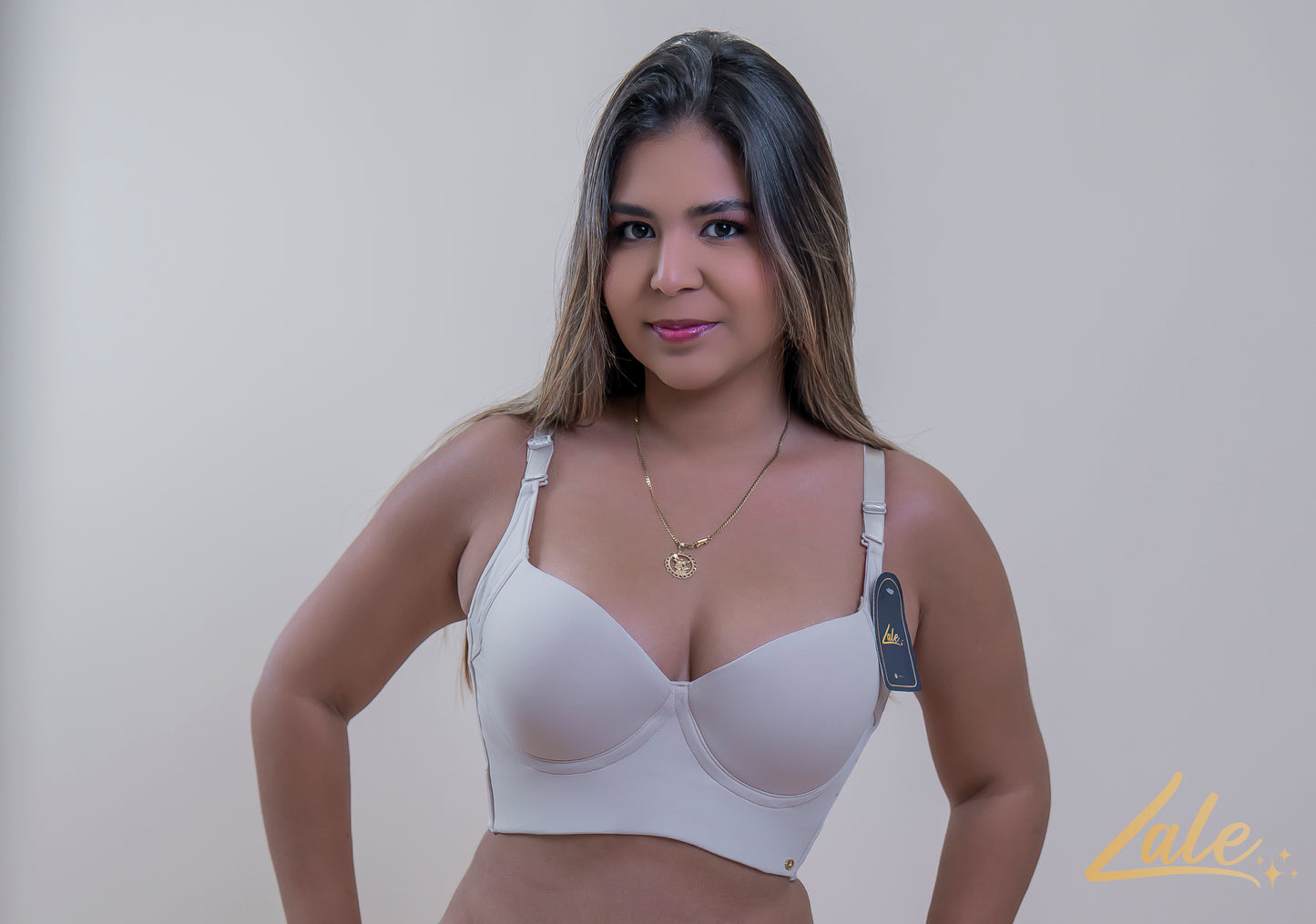 Powernet Compression Push-up Bra with Posture Corrector Straps - Elegant and Comfortable