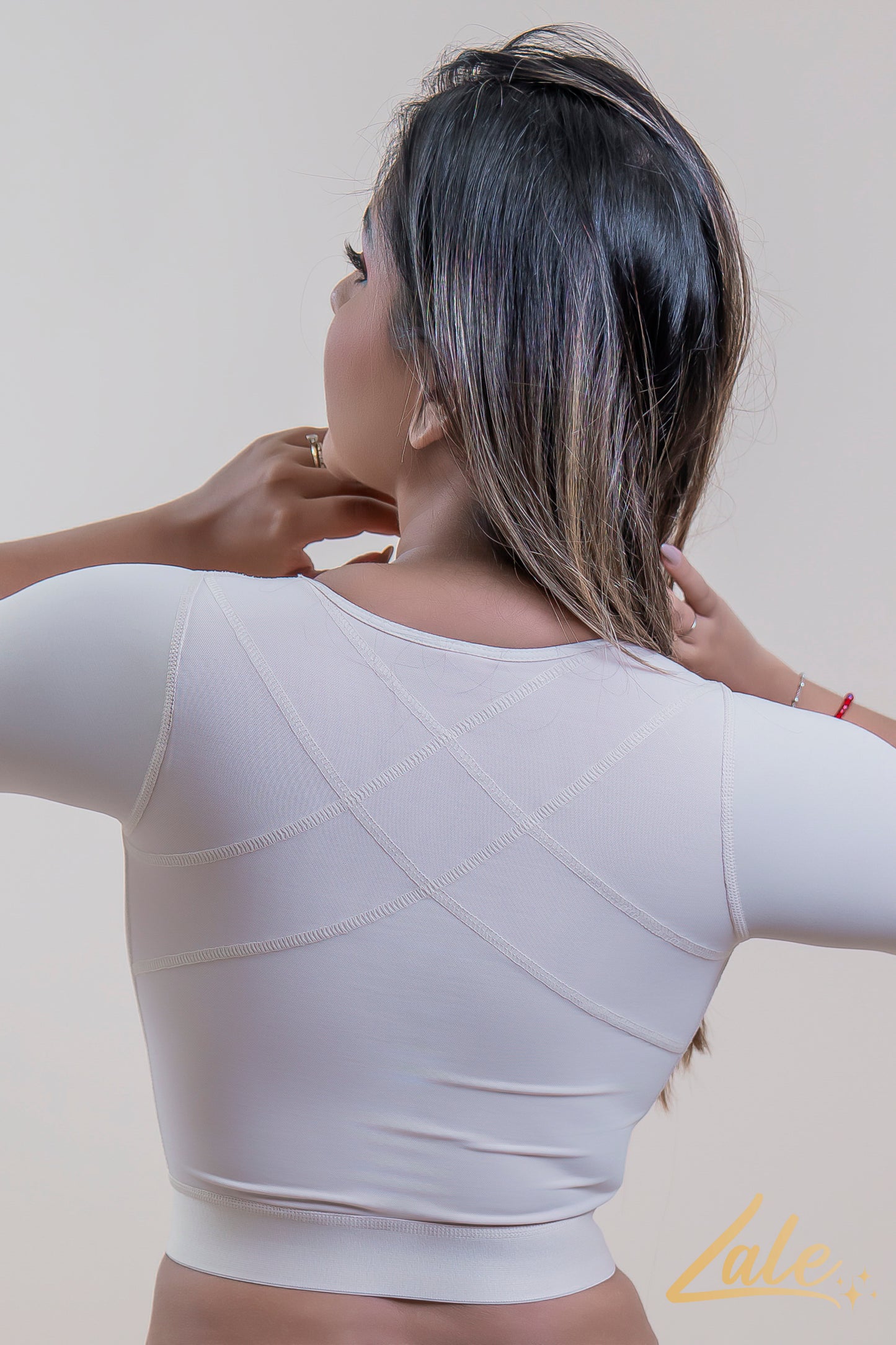Arm Coverage Bra - Women's Basic Minimalist Design for Comfort and Support