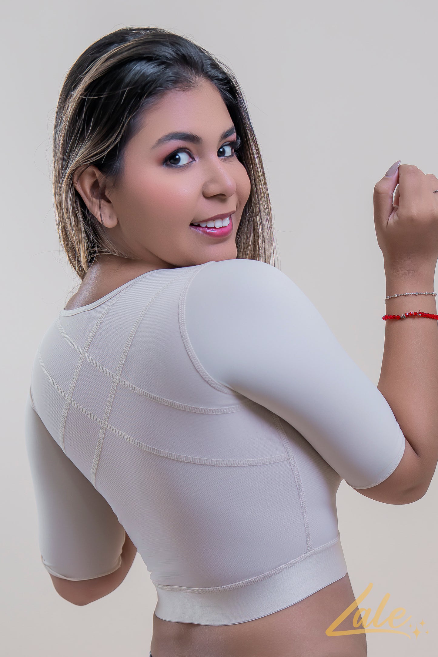 Arm Coverage Bra - Women's Basic Minimalist Design for Comfort and Support