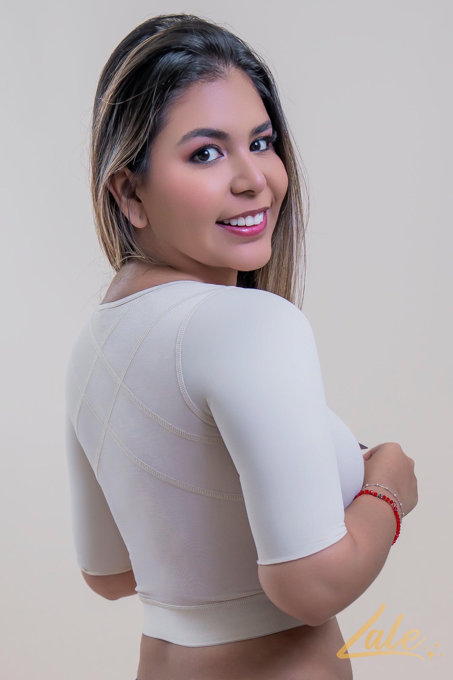 Arm Coverage Bra - Women's Basic Minimalist Design for Comfort and Support