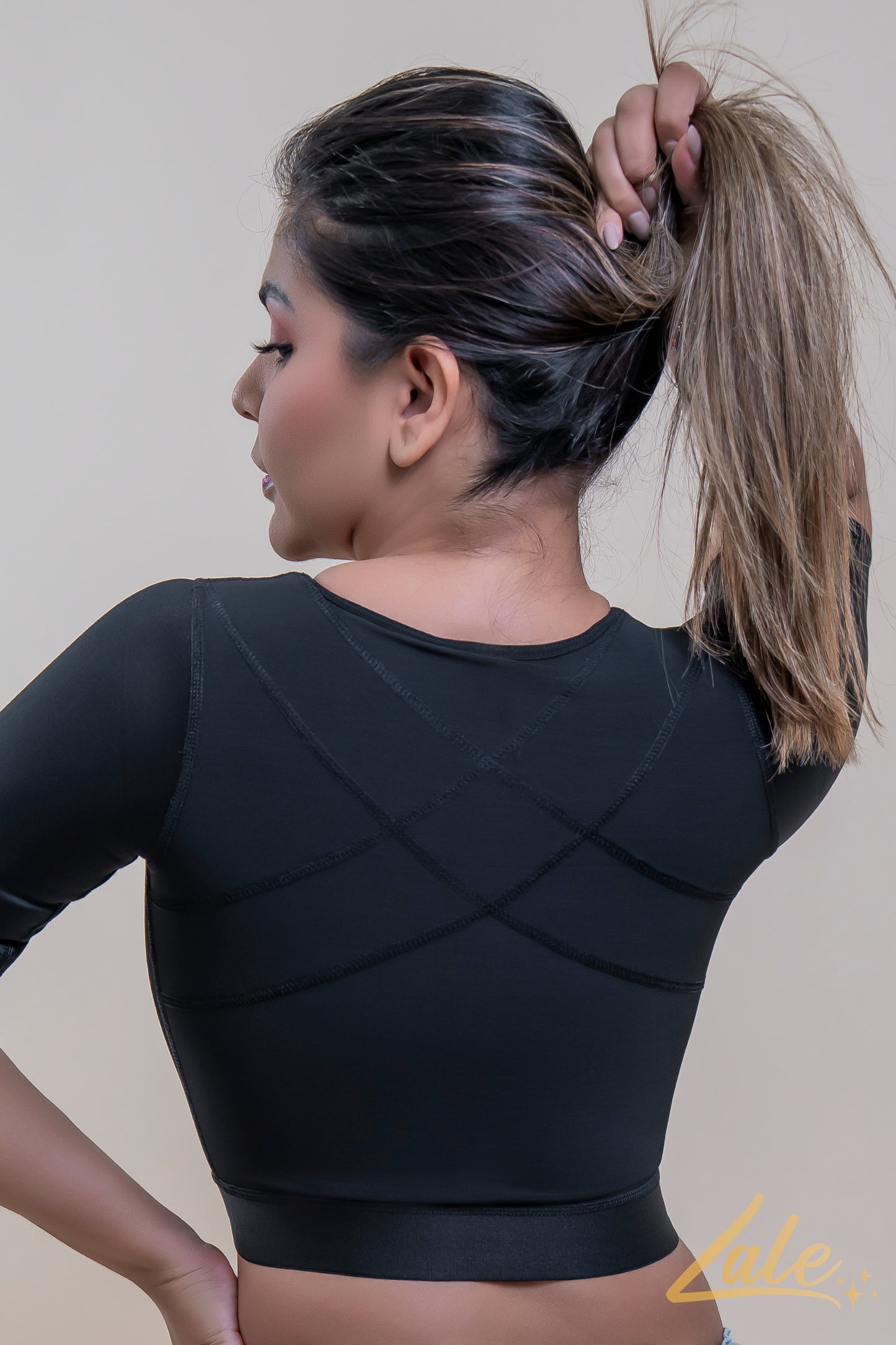 Arm Coverage Bra - Women's Basic Minimalist Design for Comfort and Support