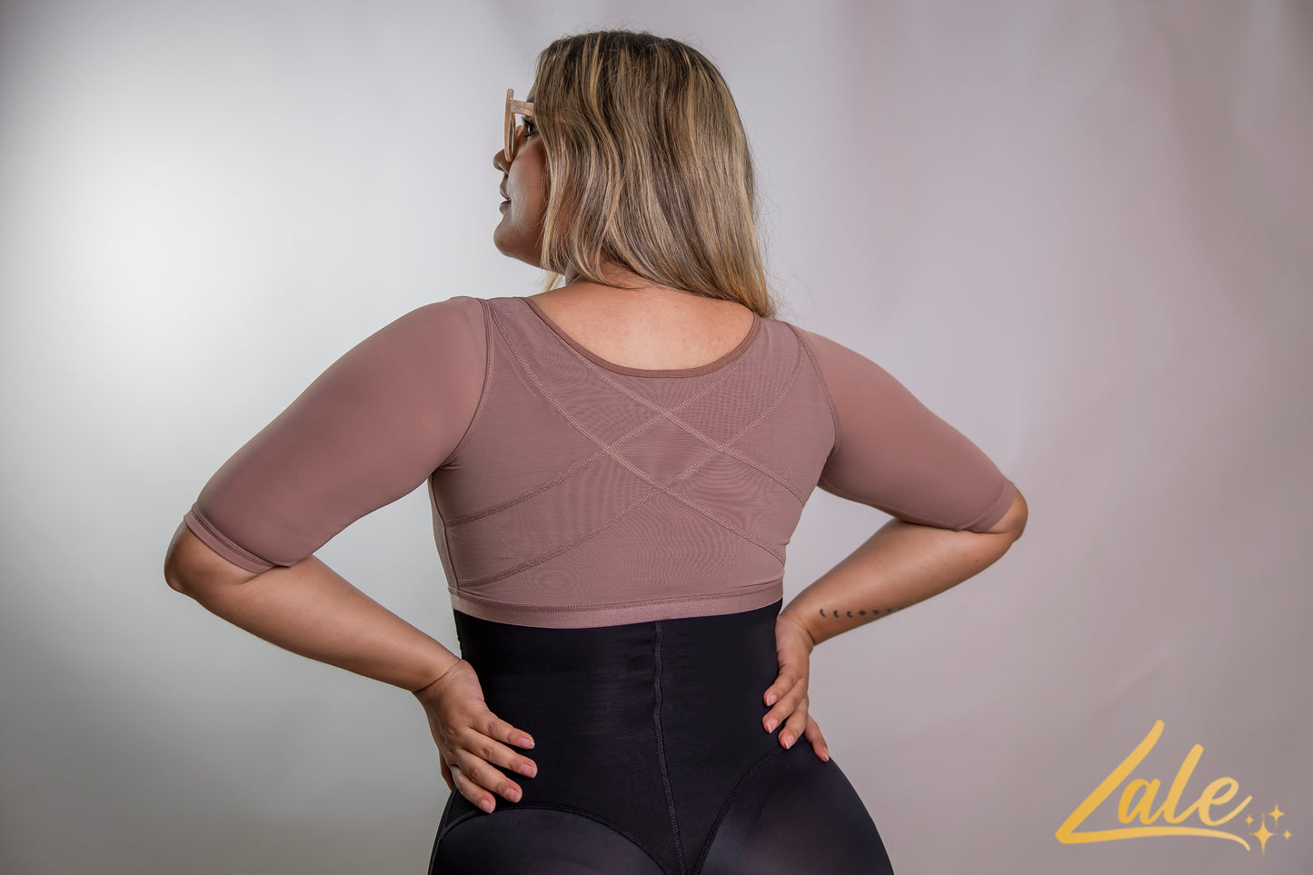 Faja reductora de compresión para brazos - Top moldeador para mujer