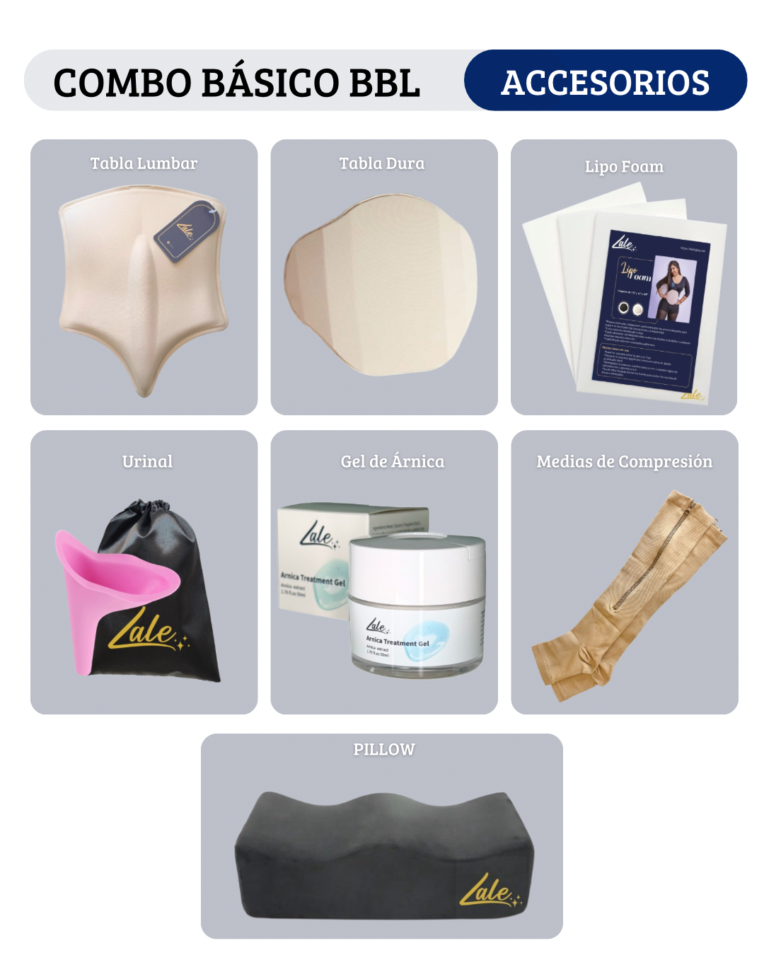 Basic BBL accesories Post-Fat Transfer Surgery Recovery Combo