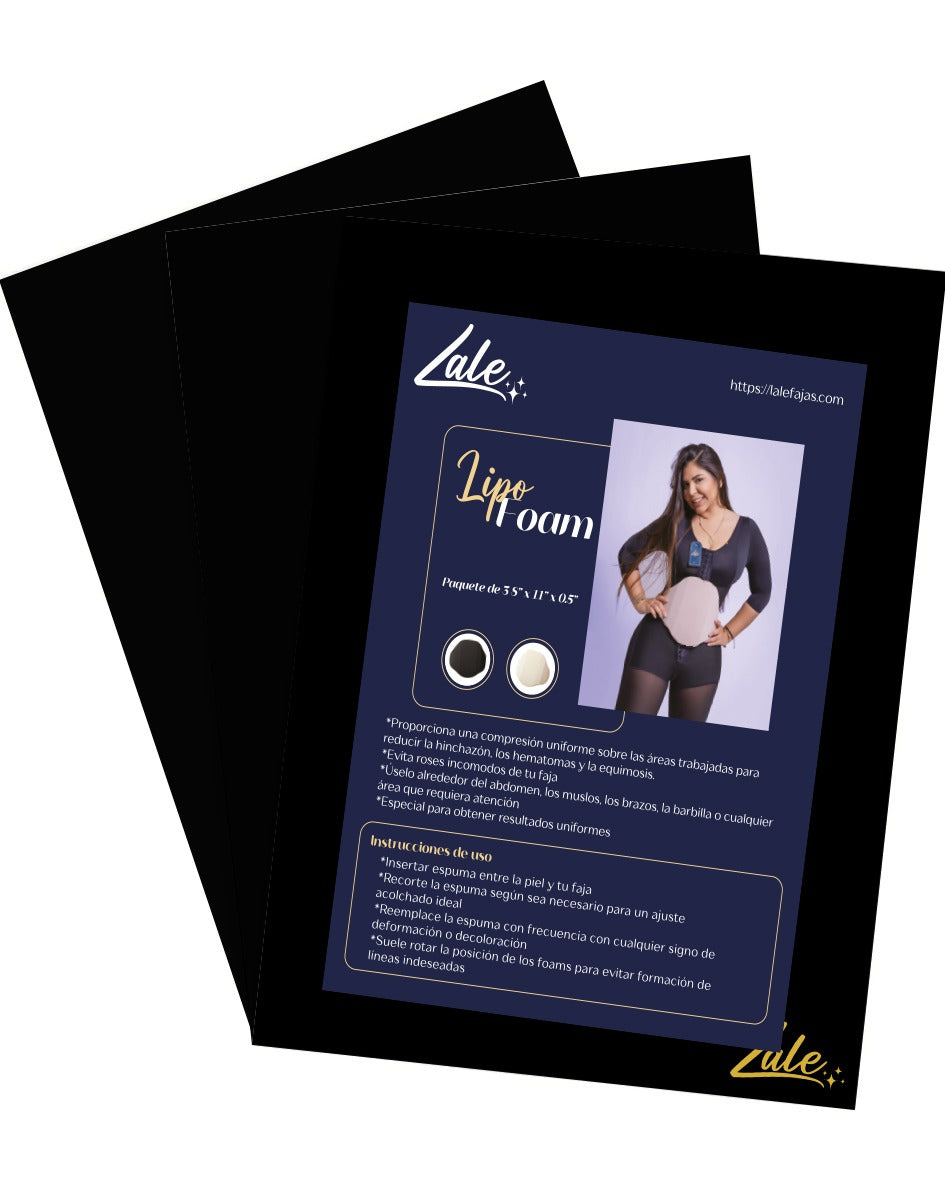 Lale Post Surgery Recovery Foam, Compression Belt Support for Liposuction, Tummy Tuck, BBL
